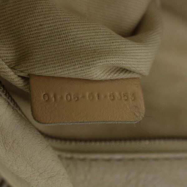Chloe Paddington Hand Bag Leather Beige 44401