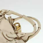 Chloe Paddington Hand Bag Leather Beige 44401