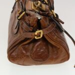 Chloe Paddington Hand Bag Leather Brown 04-08-51-5191 45301