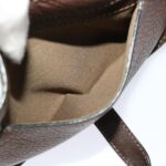 Chloe Saddle Bag Mercy Shoulder Bag Leather Brown 45716