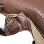 Chloe Saddle Bag Mercy Shoulder Bag Leather Brown 45716