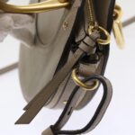 Chloe Picou Shoulder Bag Suede Leather 2way Gray 46666