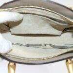 Chloe Picou Shoulder Bag Suede Leather 2way Gray 46666