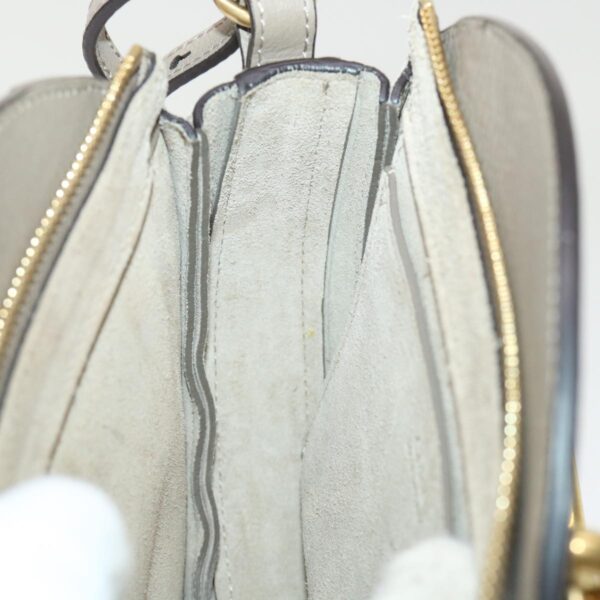 Chloe Picou Shoulder Bag Suede Leather 2way Gray 46666