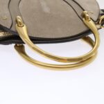 Chloe Picou Shoulder Bag Suede Leather 2way Gray 46666