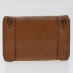 Chloe Wallet Leather 4Set Brown Beige 47799