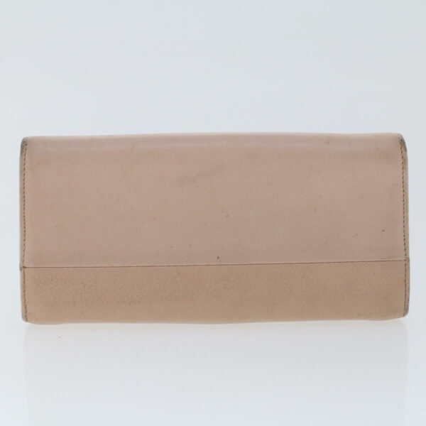 Chloe Wallet Leather 4Set Brown Beige 47799