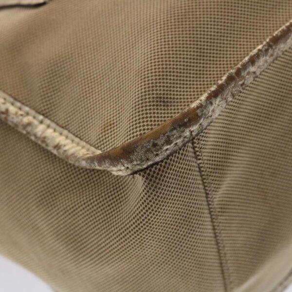 Chloe Harley Shoulder Bag Canvas Leather Beige 01-10-51-5811 48353