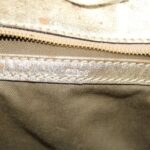 Chloe Harley Shoulder Bag Canvas Leather Beige 01-10-51-5811 48353