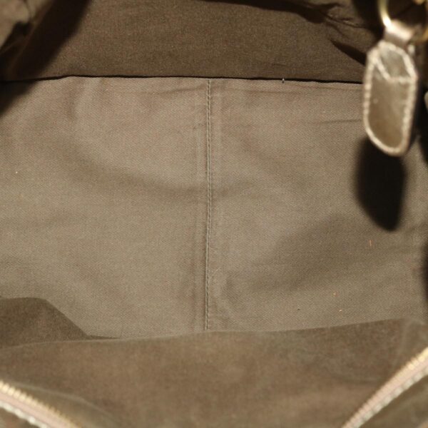 Chloe Harley Shoulder Bag Canvas Leather Beige 01-10-51-5811 48353