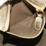 Chloe Harley Shoulder Bag Canvas Leather Beige 01-10-51-5811 48353