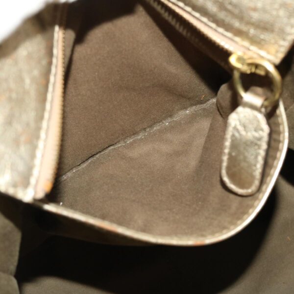 Chloe Harley Shoulder Bag Canvas Leather Beige 01-10-51-5811 48353