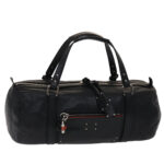 Chloe Mr Paddington Boston Bag Leather Black 48467