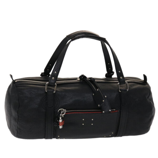 Chloe Mr Paddington Boston Bag Leather Black 48467