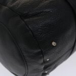 Chloe Mr Paddington Boston Bag Leather Black 48467