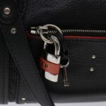 Chloe Mr Paddington Boston Bag Leather Black 48467