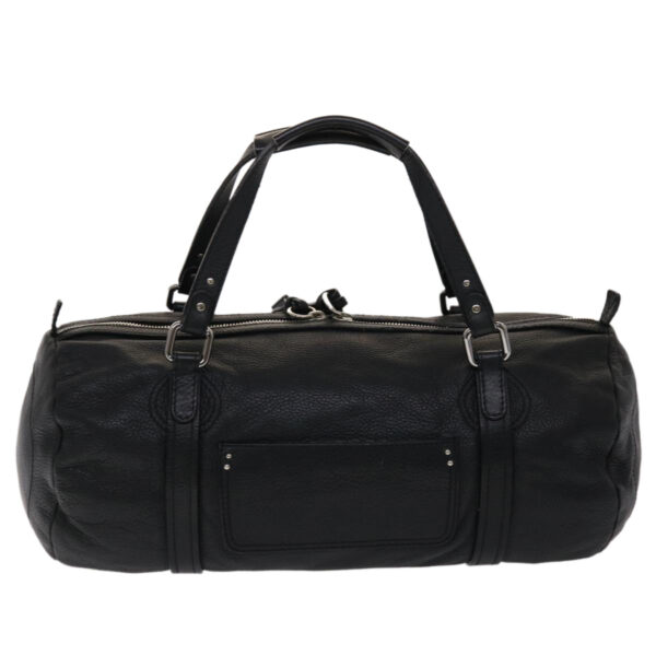 Chloe Mr Paddington Boston Bag Leather Black 48467