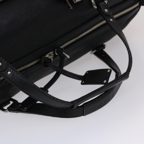 Chloe Mr Paddington Boston Bag Leather Black 48467