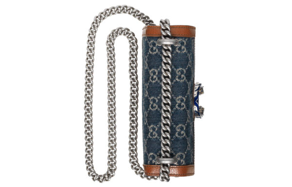 (WMNS) GUCCI Dionysus Single Shoulder Bag Mini Blue/Brown 421970-2KQFN-4483