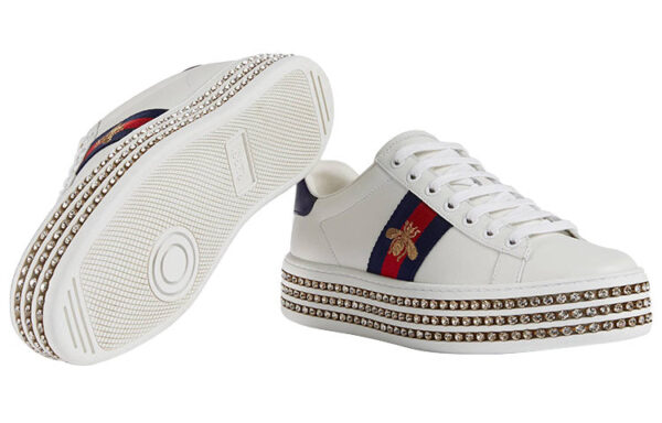(WMNS) Gucci Ace 'Crystal' Sneaker 505995-DOPE0-9095