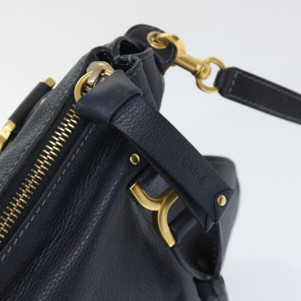 Chloe Mercy Hand Bag Leather 2way Black 04125665-27 50618