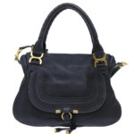Chloe Mercy Hand Bag Leather 2way Black 04125665-27 50618