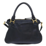 Chloe Mercy Hand Bag Leather 2way Black 04125665-27 50618