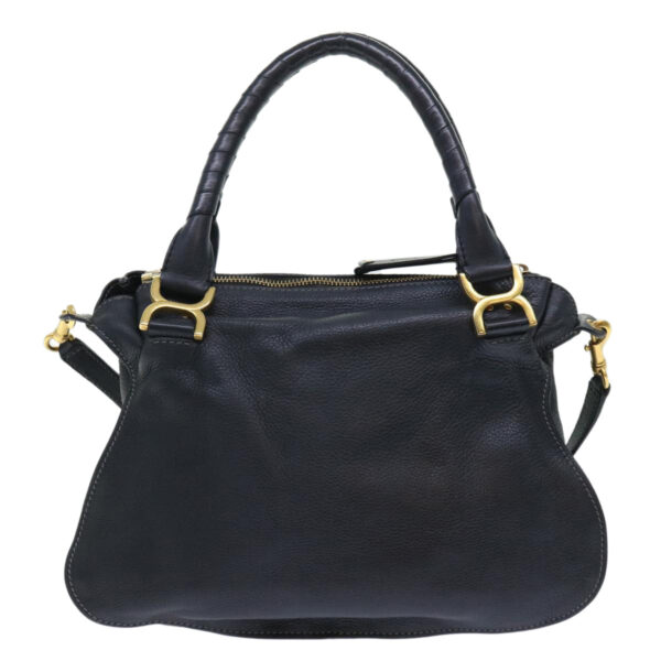 Chloe Mercy Hand Bag Leather 2way Black 04125665-27 50618