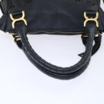 Chloe Mercy Hand Bag Leather 2way Black 04125665-27 50618