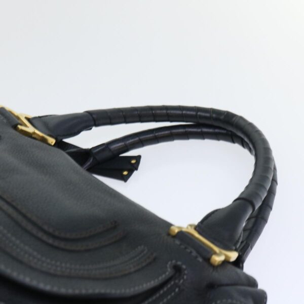 Chloe Mercy Hand Bag Leather 2way Black 04125665-27 50618