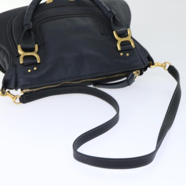 Chloe Mercy Hand Bag Leather 2way Black 04125665-27 50618