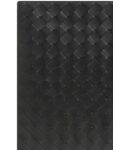 Bottega Veneta Intrecciato Zipper Leather Clutch Bag Black