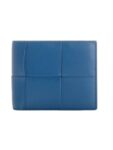 Bottega Veneta Intrecciato Cassette Half Wallet Blue