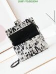 Chanel Medium White Black Canvas Karl Lagerfeld 25cm