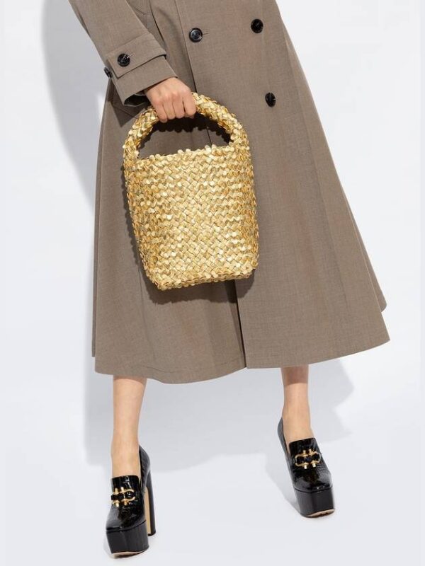 Bottega Veneta Bottega Veneta ‘Cabat Small’ Bucket Bag, Women's, Gold