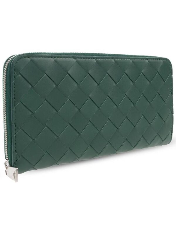 Bottega Veneta Bottega Veneta Leather Wallet, Men's, Green