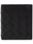 Bottega Veneta Intrecciato Slim Half Wallet Black