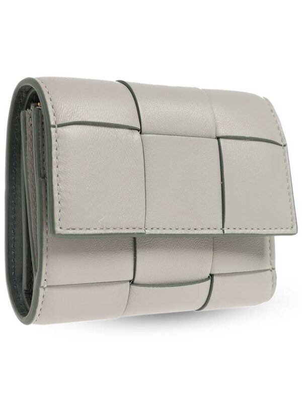 Bottega Veneta Cassette Tri-Fold Zipper Wallet 750245