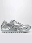 Bottega Veneta Orbit Low-Top Sneakers Silver