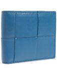 Bottega Veneta Intrecciato Cassette Half Wallet Blue