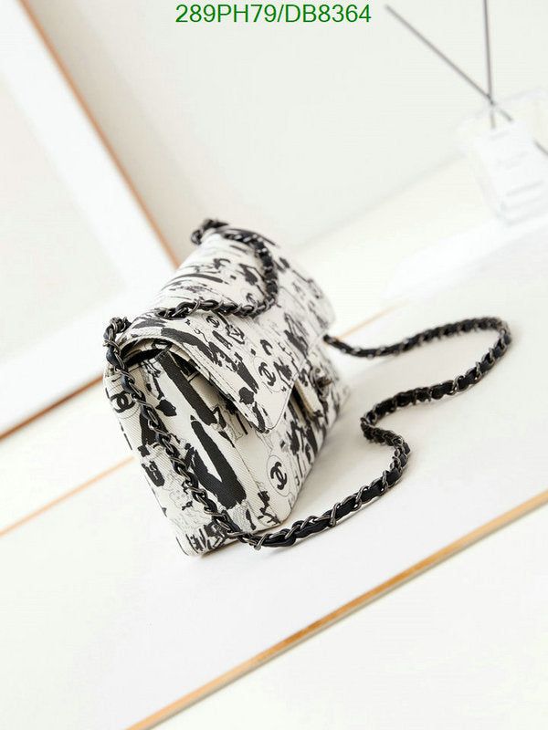 Chanel Medium White Black Canvas Karl Lagerfeld 25cm