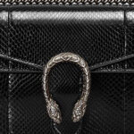 (WMNS) GUCCI Dionysus Leather Single Shoulder Bag Medium Black 400249-E3K0N-1000