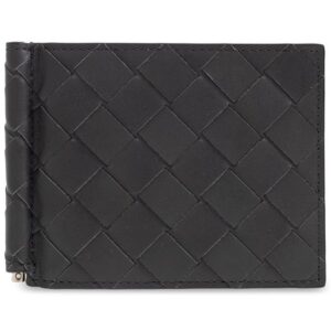 Bottega Veneta Bottega Veneta Leather Bifold Wallet, Men's, Grey