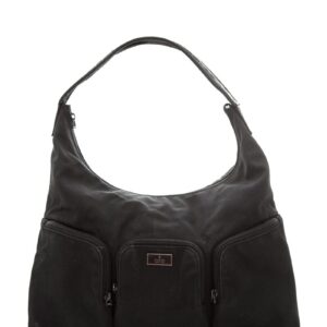 Gucci Vintage Black Triple Pouch Handbag