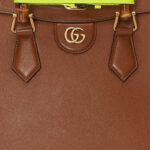 (WMNS) GUCCI Diana Series Tote Leather SingleShoulderMessengerHandholdBag SmallSize Brown 660195-17QDT-2582