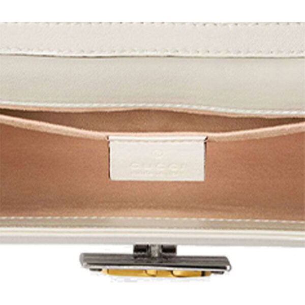 (WMNS) GUCCI GG Leather Bag Small-Size White 628521-1W10X-9022