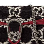 (WMNS) GUCCI Dionysus Tiger Head Logo Chain Shoulder Messenger Bag Mini Black / Red 476432-HS8AN-1164