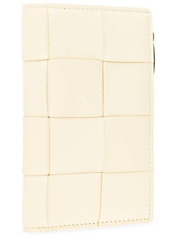 Bottega Veneta Women's Card Wallet Medium Cassette Bi Fold Zip Wallet 750262VCQC17117