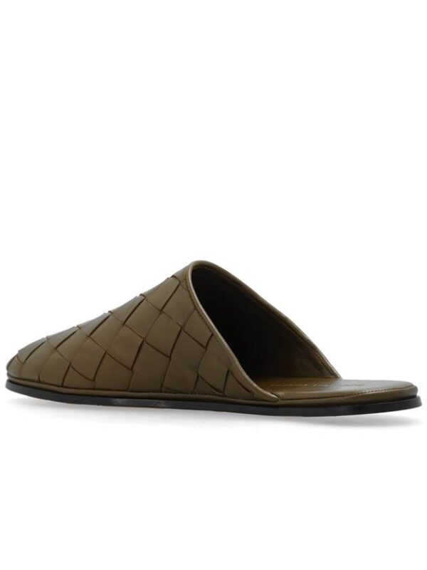 Bottega Veneta Bottega Veneta ‘Sunday’ Leather Slides, Men's, Green