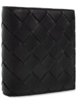 Bottega Veneta Intrecciato Slim Half Wallet Black
